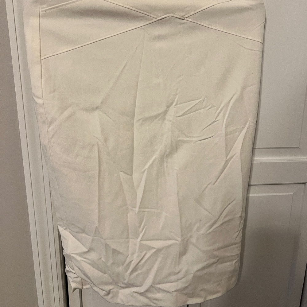 White Professional Skirt